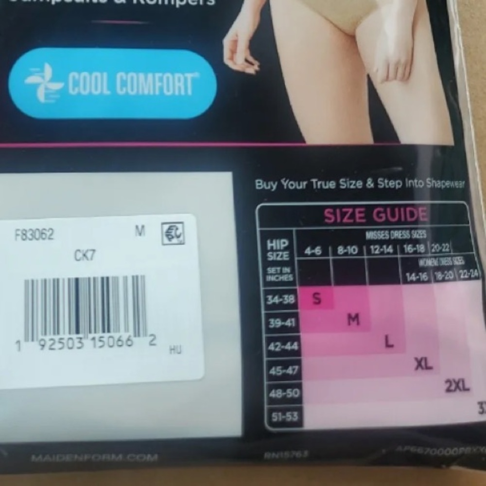 💜 Maidenform Flexes Sculpts Shapewear Brief F83062 Ultra Firm Size:Medium(8-10) - Picture 5 of 7